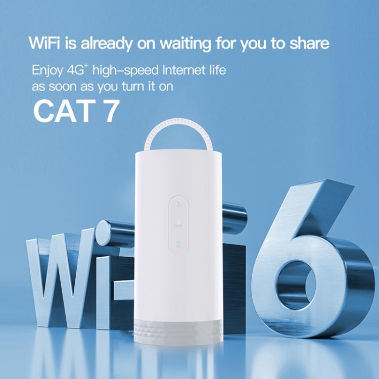 CAF902 4G CPE CAT7 SIM Card Router Colorful Camping Light Outdoor LTE Portable WiFi Hotspot, EU Plug, CAF902