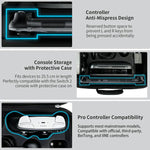 For Nintendo Switch 2 JYS All-in-One Storage Carrying Case Organizer with Shoulder Strap Fits Dock/Console/Pro Controller/Camera/Grip/Charger, JYS-NS2323