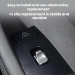 For Tesla 2025+ Model Y Juniper Window Lift Button Sticker, Tesla Model Y Juniper 7pcs /Set