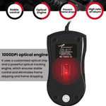 Little Kangaroo DS-917 1000DPI Ergonomic Optical Wired Mouse Laptop Mouse For Office Gaming, DS-917 USB