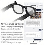 AIMB-G1 Smart Glasses with 5MP Camera & Real-Time AI Translation 1080P Stabilized Video, 3 Lens Kit, AIMB-G1
