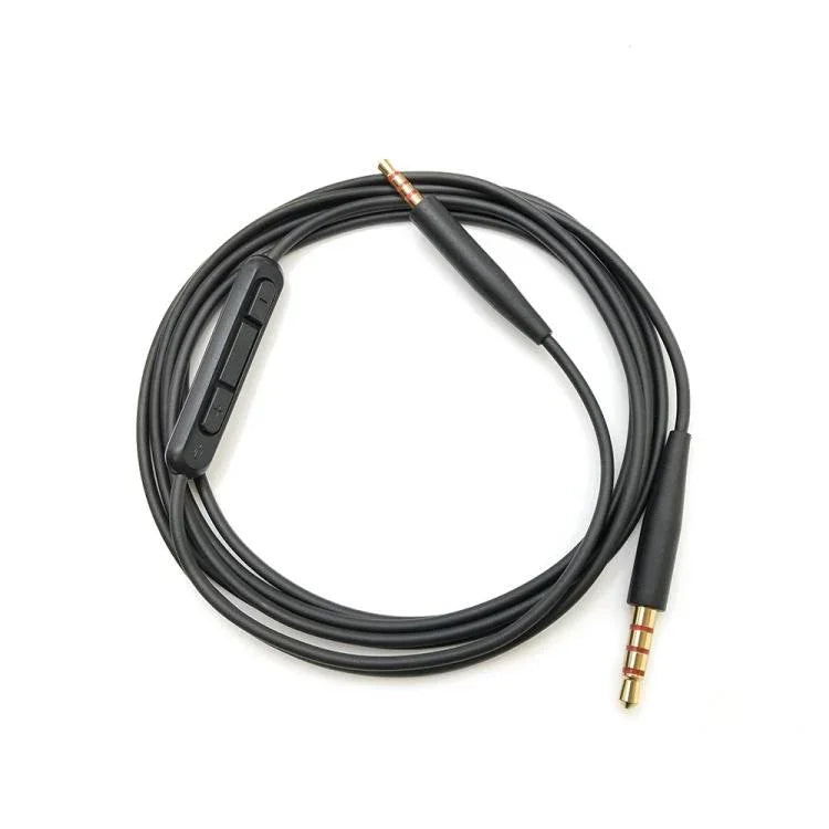 For BOSE QC25 / QC35 / SoundLink OE2 Audio Headphone Cable With In-line Microphone, 1.4m