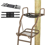 Outdoor Climbing Tree Stand Adjustable Replacement Seat Accessory, Without Cross, With Cross