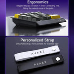 Ajazz AK029 Magnetic Rice Switch HIFI Edition RGB Backlight Wired Single Handed Gaming Keyboard