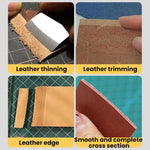 DIY Leather Thinning and Cutting Utility Knife, Bevel Knife, Round Knife, Flat Knife