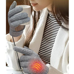 Full-Finger Heated Gloves Touchscreen-Compatible, Non-Slip Thermal Gloves for Men Women, Constant Temperature Edition Black, Constant Temperature Edition Gray, 3-Level Adjustable Temperature Black, 3-Level Adjustable Temperature Gray