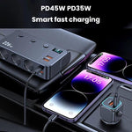 226W 3 In 1 Car Cigarette Lighter Digital Display PD Fast-Charging Car Charger, C33