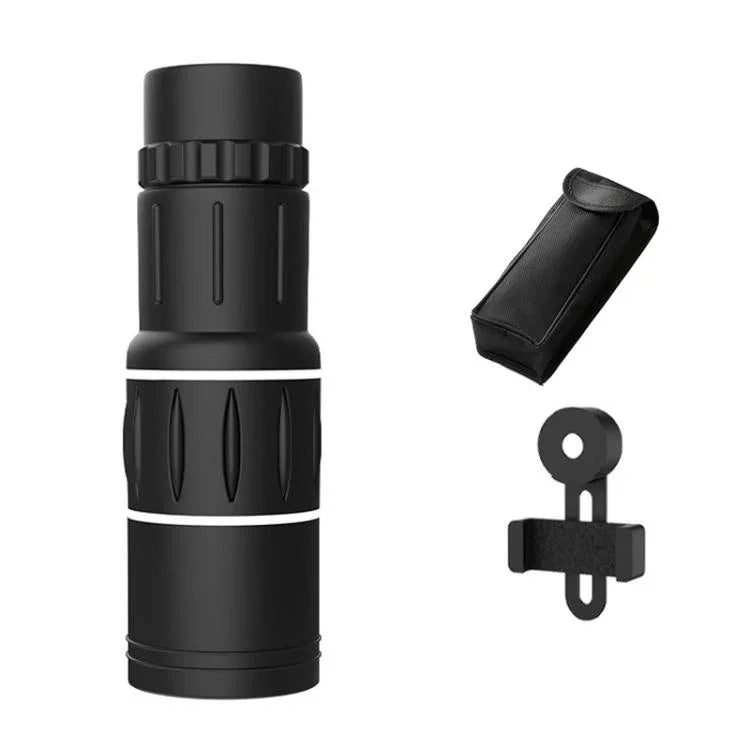 16x52 Outdoor Low-Light Night Vision Monocular Phone Photography Monocular, Single+Bag, With Bag+Phone Holder, With Bag+Phone Holder+Tripod