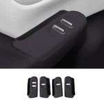 For Leapmotor B10 Left-Hand Drive Glass Lift Panel Silicone Anti-Slip Protection Pad