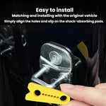 4pcs General Car Door Lock Buckle Buffer Anti-Collision Pad Automotive Door Noise-Reducing Silicone Protector