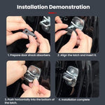 4pcs General Car Door Lock Buckle Buffer Anti-Collision Pad Automotive Door Noise-Reducing Silicone Protector