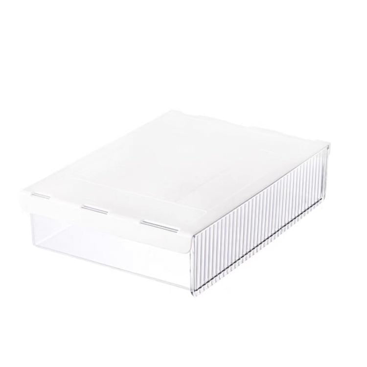 Under Desk Hidden Drawer Organizer Invisible Storage Box for Stationery and Office Supplies, Medium Clear, Medium Clear Black, Large Clear, Large Clear Black, XL Clear