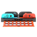 For Nintendo Switch 2 / Switch Joy-Con Ipega Charging Dock Game Card Holder, 8-in-1