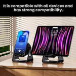 Multifunctional Wireless Sensor Speaker Rotating Phone Holder With RGB Lights