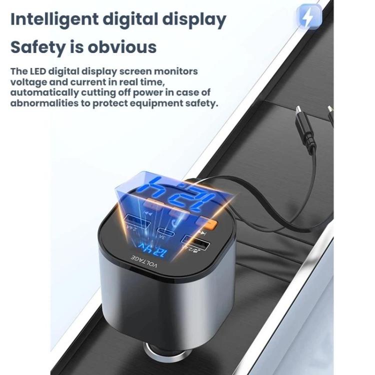 PD30W Car Fast Charging Cigarette Lighter Adapter Charger