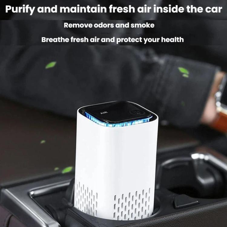 Car Air Purifier Home Office Desktop Negative Ion Compact USB Odor Purifier, A1