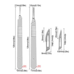 JunBei 11pcs /Set Fruit Carving Knife Set Cell Phone Repair Disassembly Auxiliary Blade Knife Handle, No.23, No.11