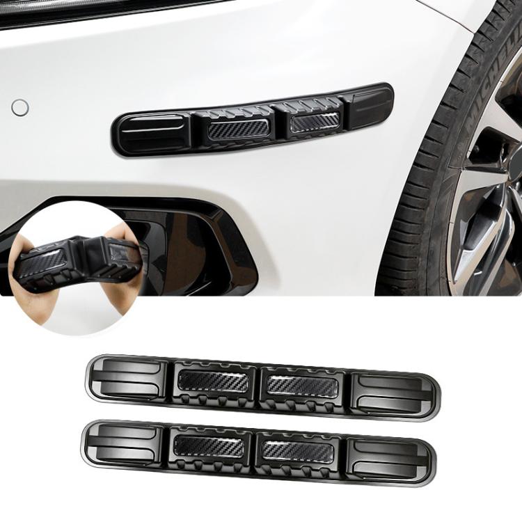 CTU040-1 2pcs Car Bumper Anti-Collision Strip Universal Trunk Anti-Scratch Protective Sticker, CTU040-1
