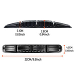 CTU040-1 2pcs Car Bumper Anti-Collision Strip Universal Trunk Anti-Scratch Protective Sticker, CTU040-1