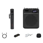 DIYO-1125 Multifunctional Outdoor High-Volume Microphone With Battery Display Teacher Classroom Voice Amplifier, Wireless Single Mic White, Wireless Single Mic Black, Wireless Single Headwear White, Wireless Single Headwear Black, Wireless Dual Mic Whi...