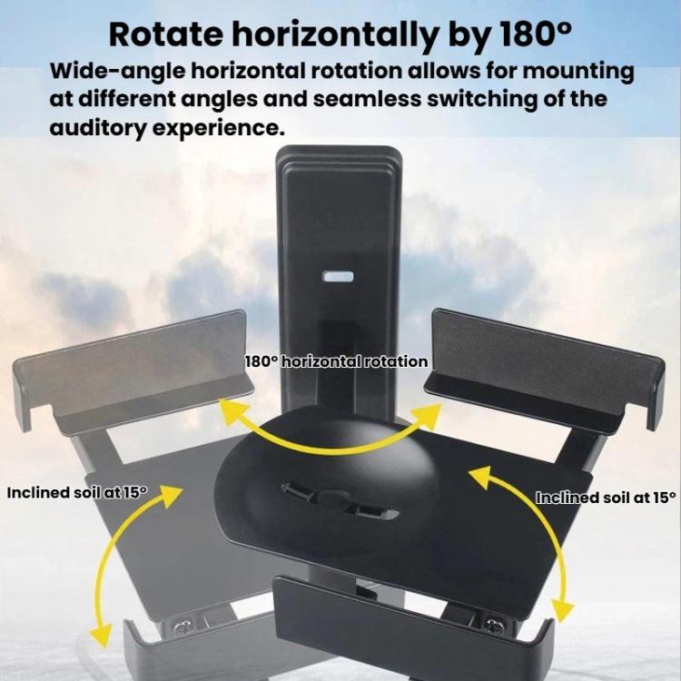 Adjustable Angle Wall Mount Speaker Stand Surround Sound Monitor Speaker Bracket, LKT-383, LKT-383S