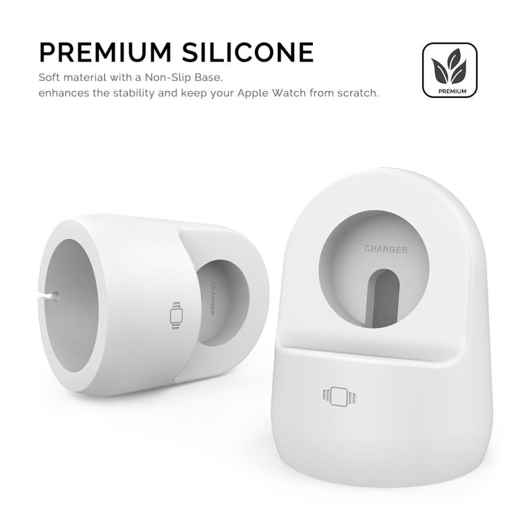 For Apple Watch AhaStyle PT63  Silicone Charging Storage Stand Mini Charging Base, Without Charger