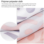 Geometric Shower Curtain Waterproof Bath Bathroom Curtain, With 200 x Height 200cm, With 100 x Height 200cm, With 120 x Height 200cm, With 150 x Height 200cm, With 220 x Height 200cm, With 260 x Height 200cm, With 280 x Height 200cm                    ...