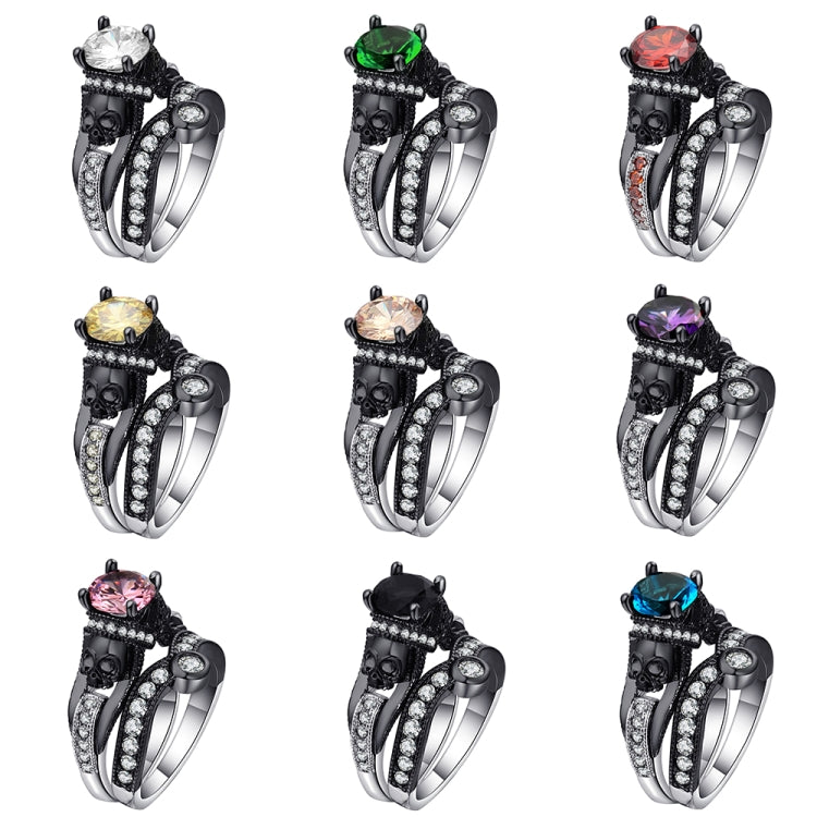 Skull Ring Punk Style Fashion Jewelry, 7
