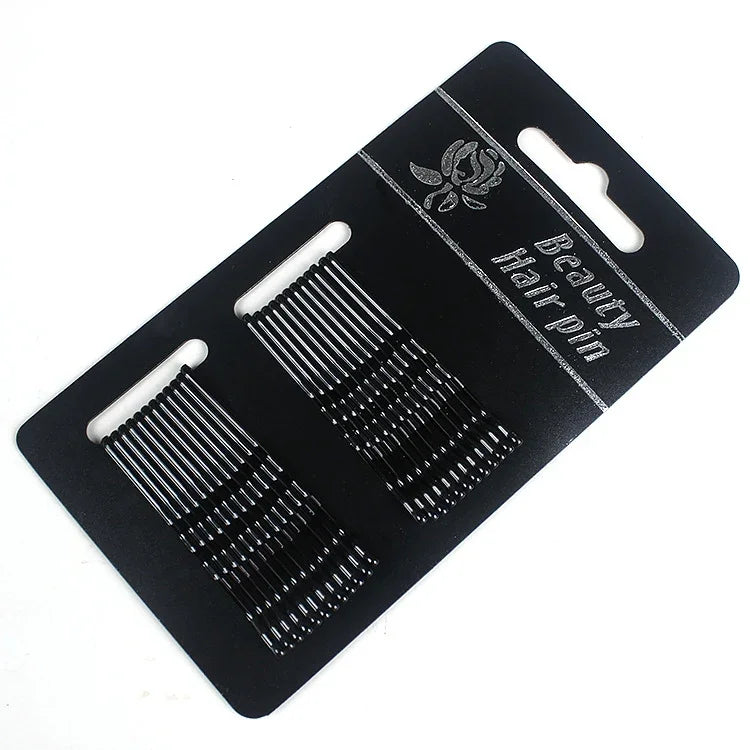 3 PCS Female Black Gold Barrettes Hair Clips Headbands Hair Accessories