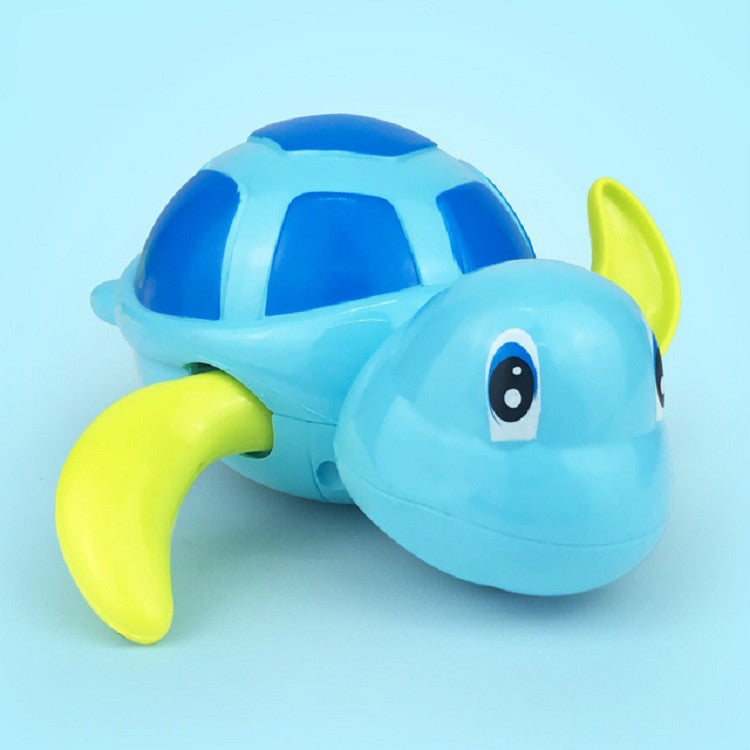 Cartoon Turtle Shape Clockwork Toy Babies Bathing Play Water Toy Children Educational Toy, Educational Turtle (Light Blue), Educational Turtle (Orange)