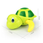 Cartoon Turtle Shape Clockwork Toy Babies Bathing Play Water Toy Children Educational Toy, Educational Turtle (Light Blue), Educational Turtle (Orange)