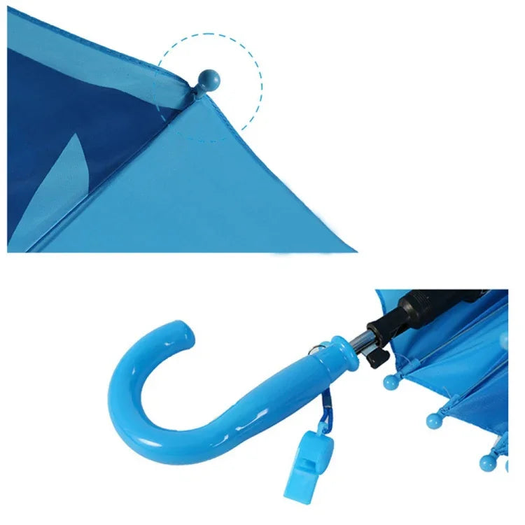 Cute Cartoon Children Umbrella Creative Long Handle Animal Umbrella