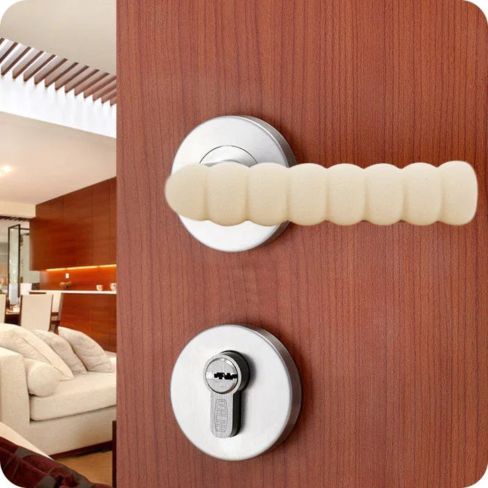 Baby Child Safety Doorknob Pad Cases Spiral Anti-collision Security Door Handle Protective Sleeve