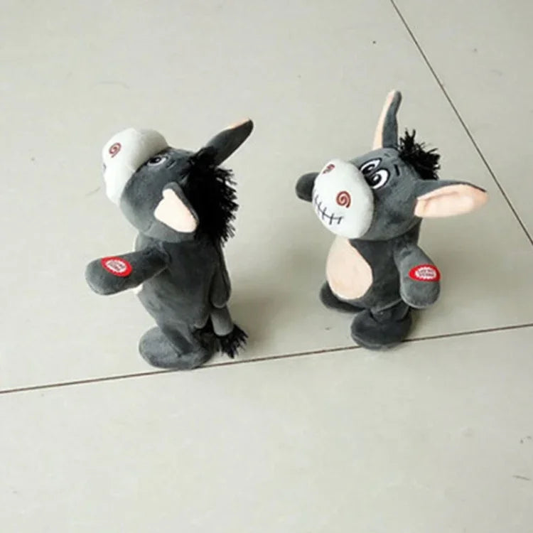 Electronic Pet Interactive Toy Smart Walking Talking Small Donkey Children Birthday Gift, Small Donkey
