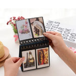 Calendar Style Desktop Standing Brand Name Folder Mini Desk 3 inch 68 Photos Album Book