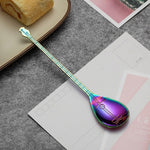 Stainless Steel Coffee Mixing Spoon Creative Musical Instrument Shape Spoon, Guitar Silver, Octagonal Silver, Lute Silver, Yueqin Silver, Guitar Titanium Gold, Octagonal Titanium Gold, Lute Titanium Gold, Yueqin Titanium Gold, Guitar Rose Gold         ...