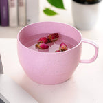 Wheat Straw Coffee Cup Tea Milk Breakfast Cups