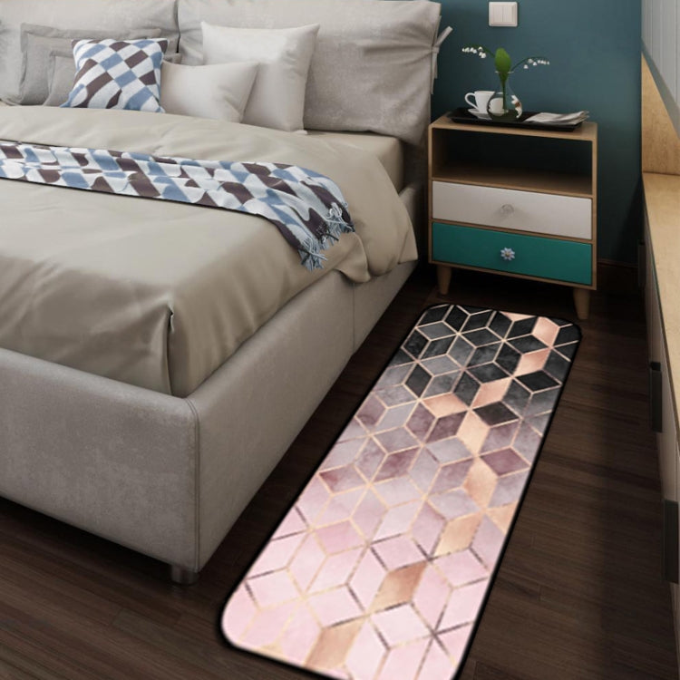 Geometric Pattern Bedroom Door Rug Decorative Mat, 40x60cm, 45x75cm, 60x90cm, 40x120cm, 80x120cm, 80x160cm, 100x160cm, 150x200cm, 160x230cm