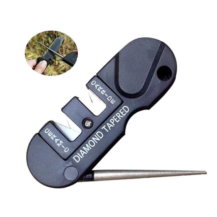 Outdoor Portable Multi-function Knife Sharpener EDC Tool, Knife Sharpener