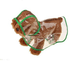 Waterproof Transparent Raincoat Clothing for Pet Dog, S, M