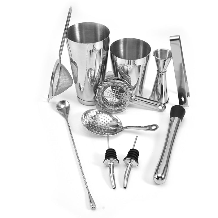 11 in 1 Cocktail Mixing Set Wine Filter Filter, Rose Gold, Gold, Silver, Black
