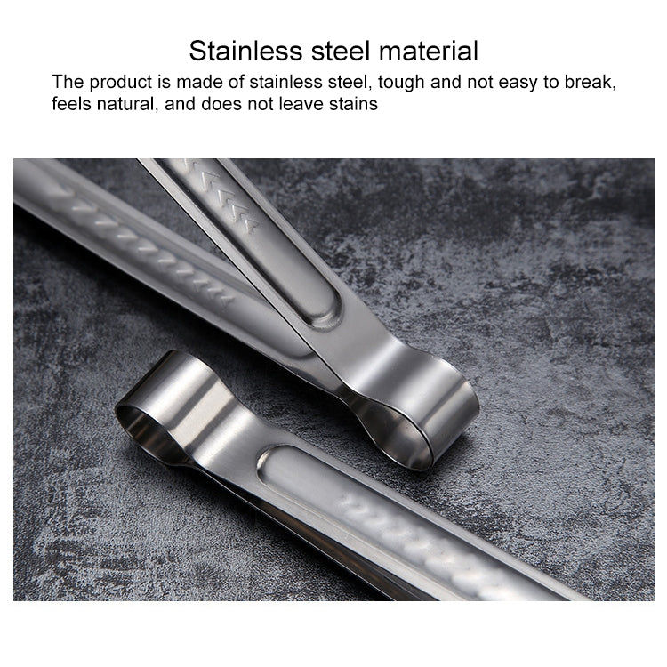 Stainless Steel Food Clip Bread Barbecue Clip Steak Buffet Clip, Size:9 inches, 9 inches, 12 inches
