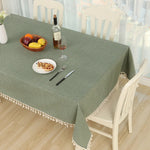 Cloth Cotton Dining Tablecloth Decoration Cloth, 60x90cm, 100x140cm, 140x140cm, 140x180cm, 140x200cm, 140x220cm, 70x70cm