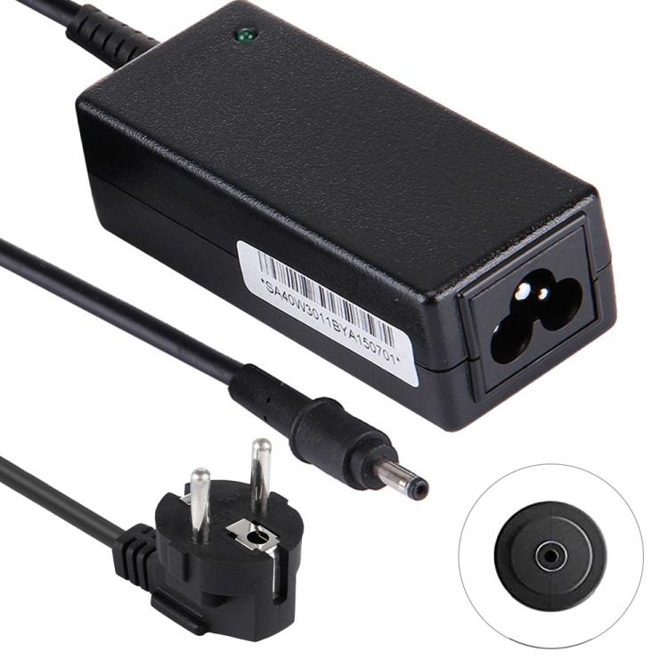 40W 19V 2.1A AC Adapter Power Supply for Samsung AD-4019W / AA-PA2N40L / BA44-00278A / NP900X1A / NP900X1B, Port: 3.0x1.1mm, EU Plug