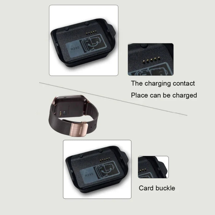 For Samsung Gear 2 R380 Charging Cradle Dock Charger with USB cable(Black)