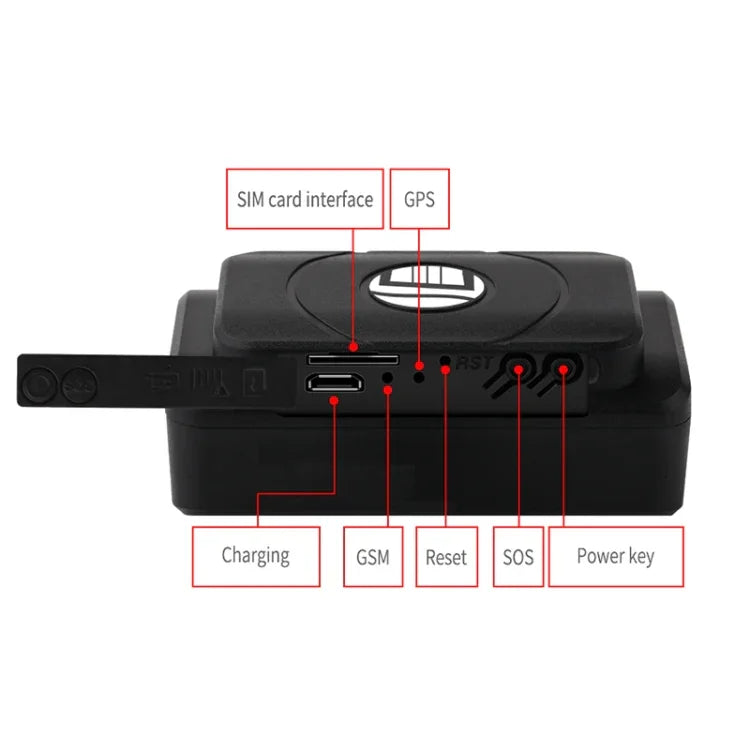 TK202A 2G Car Truck Vehicle Tracking GSM GPRS GPS Tracker Support AGPS, Battery Capacity: 6500MA, 2G 6500mAh