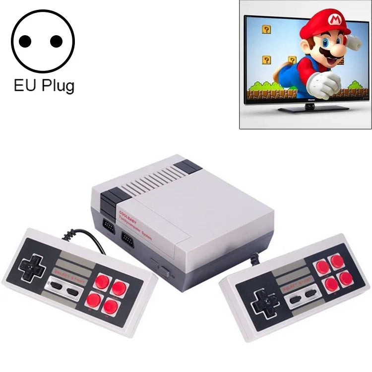 Retro Classic TV Mini HDMI HD Video Game Console, Built-in 600 Games, EU Plug, 600 Games(EU Plug), 600 Games(US Plug)