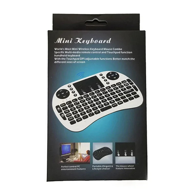Support Language: English i8 Air Mouse Wireless Keyboard with Touchpad for Android TV Box & Smart TV & PC Tablet & Xbox360 & PS3 & HTPC/IPTV, English