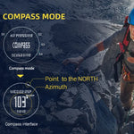 NORTH EDGE AQUA 100m Waterproof Scuba Diver Smart Watch, Support Luminous Display & Compass Mode, AQUA