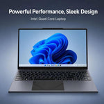 E157 15.6 inch Lightweight Laptop, 8GB+256GB, Windows 11 Intel Celeron N5095 Quad Core, US Plug, Intel N5095